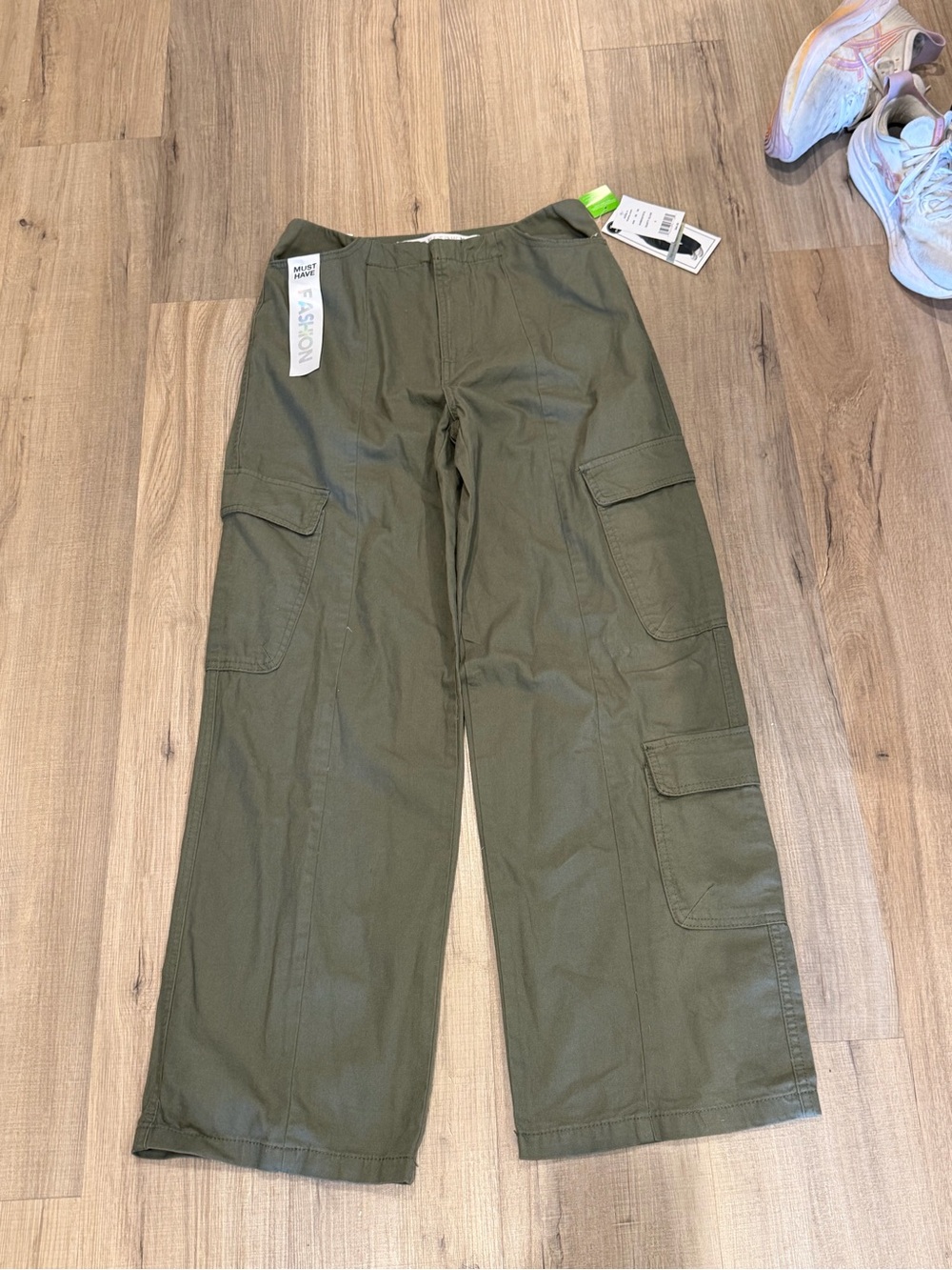 Tinseltown Olive Utility Trousers